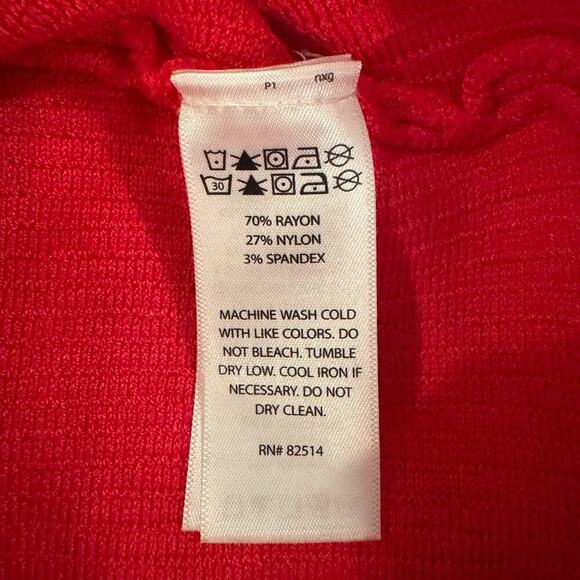 House of Harlow Pink Collared Ribbed V-Neck Sleeveless Crop Top - XS - Picture 8 of 8